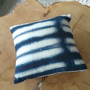 New! Navy, White Accent Pillow